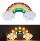 Led Işıklı Gökkuşağı Gece Lambası Dekoratif Aydınlatma - 2