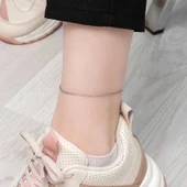 925 Ayar Gümüş Zincir Desenli Halhal - 2