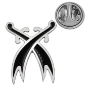 925 Ayar Gümüş Zülfikar Rozet - 1