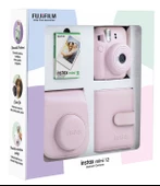 Fujifilm Instax Mini 12 10 Filmli Kare Albüm ve Deri Kılıflı Pembe Fotoğraf Makinesi Bundle Box - 2