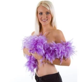 2 Metre Boa Tüy Otriş - Mor thumbnail 3