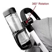 Bebek Arabası Bisiklet Uyumlu Ayarlanabilir Şişe Biberon ve Suluk Tutucu (4549) thumbnail 4