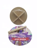 24CM RESİMLİ AHŞAP OYUN SOFRASI EKMEK TAHTA (4549) - 2