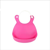 Çocuk Bebek Mama Önlüğü Dökülme Engelleyici Bükülebilir Pembe (4549) - 5