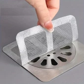 30 Adet Yapışkanlı Banyo Gider Koruyucu Saç Toplayıcı – Gider Böcek Koruyucu Gider Süzgeci - 1
