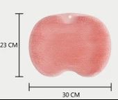 Vantuzlu Banyo Sırt Fırçası ve Masaj Matı - 4