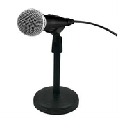 BUFFER® Tek Ayaklı Taşınabilir Mini Masaüstü Mikrofon Sabitleme Standı - 1