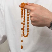 Sıkma Kehribar Tesbih - 4