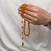 Sıkma Kehribar Tesbih - 3