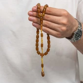 Sıkma Kehribar Tesbih - 1