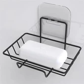 BUFFER® Kendiliğinden Yapışkanlı Dekoratif Tekli Sabunluk Siyah - 3