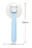 BUFFER® Basmalı Kedi Köpek Tüy Toparlayıcı Masaj Etkili Pet Fırçası - 10