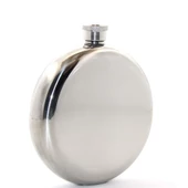 Paslanmaz Çelik Yuvarlak 8 Oz Tekli Matara thumbnail 1