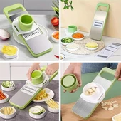 BUFFER® 7 Farklı Bıçaklı Doğrayıcı Keskin Pratik Mutfak Rendesi Doğrayıcı - 2