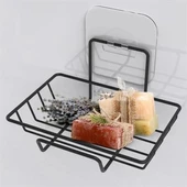 BUFFER® Kendiliğinden Yapışkanlı Dekoratif Tekli Sabunluk Siyah - 4