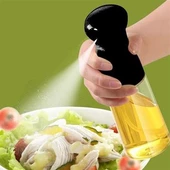 BUFFER®  Çok Amaçlı Cam Şişe Püskürtmeli Dağıtıcı Yağdanlık Limonluk Sirke Sosluk Spreyi Siyah - 2