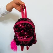 Fiyra crn Fuşya Pullu Kız Çocuk Sırt Çantası (16cmx20cmx10cm) thumbnail 6