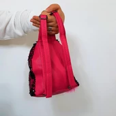 Fiyra crn Fuşya Pullu Kız Çocuk Sırt Çantası (16cmx20cmx10cm) thumbnail 5