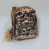 Fiyra crn Dore Altın Pullu Kız Çocuk Sırt Çantası (16cmx20cmx10cm) thumbnail 2