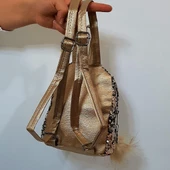 Fiyra crn Dore Altın Pullu Kız Çocuk Sırt Çantası (16cmx20cmx10cm) thumbnail 7