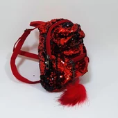 Fiyra crn Kırmızı Pullu Kız Çocuk Sırt Çantası (16cmx20cmx10cm) - 10