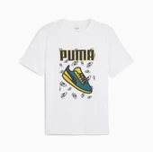 Puma Graphics Tee Beyaz Erkek Tişört - 683209 02 - 4