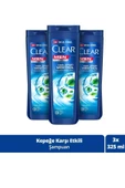 Clear Men Kepeğe Karşı Etkili Şampuan Cool Sport Menthol Ferahlatıcı Mentol Etkisi 325 Ml X3 - 1