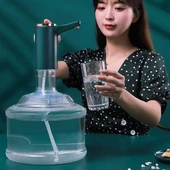 BUFFER® Retro Model Otomatik Damacana Pompası Aparatı Yeşil Renk Bakır Detaylı - 4