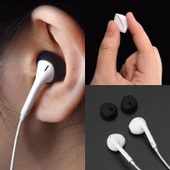 2 Çift-4 Adet Apple iPhone Earpods Kulaklık Silikonu Sabitleyici - 1