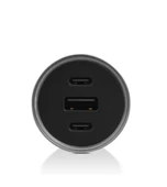 Ttec Mega Şarj Akım Korumalı 130W 2xUSB-C+USB Girişli Araç Çakmaklık Şarjı Tüm Araçlarla Uyumlu Şarj - 5