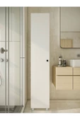 MONTENERO Çok Amaçlı Dolap Parlak Beyaz Banyo Dolabı - 1