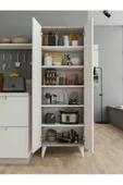 Çok Amaçlı Dolap Cordoba Mutfak Banyo Hol Kapaklı Raflı Dolap - 3