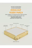 MONTENERO Şifonyer Parlak Beyaz 4 Çekmeceli Country Şifonyer Komodin Ahşap - 6