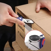 Workpro Wp211006 Ağır Hizmet Paslanmaz Çelik Gövde Katlanır Rötuş Maket Bıçağı + 6 Adet Yedek Bıçak - 11