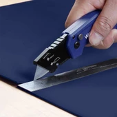 WORKPRO WP211008 Profesyonel Katlanır Çok Amaçlı Rötuş Maket Bıçağı + 10 Adet Yedek Bıçak - 6