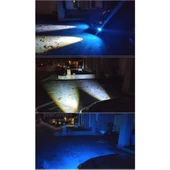 Ford Focus 2 2004-2008 Uyumlu Üniversal Mercekli Angel Sis Farı Metal Su Geçirmez 76 mm Buz Mavi Halkalı Gündüz Farı Angel Eyes 2 Adet - 9