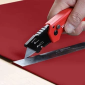 WORKPRO WP211018 Profesyonel Katlanır Çok Amaçlı Rötuş Maket Bıçağı + 10 Adet Yedek Bıçak - 9