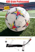 Champions League Tasarımı Lazer Kesim Yapıştırma 400 gram Futbol Topu 5 Numara Maç Ve Antreman Topu - 2