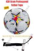 Champions League Tasarımı Lazer Kesim Yapıştırma 400 gram Futbol Topu 5 Numara Maç Ve Antreman Topu - 5