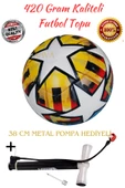 Istanbul Temalı Şampiyonlar Ligi Topu 5 Numara Lazer Kesim 420 gram Kaliteli Futbol Topu Pompa thumbnail 1