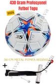 Champions League Tasarımı Lazer Kesim Yapıştırma 400 gram Futbol Topu 5 Numara Maç Ve Antreman Topu - 4