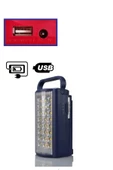 24 Led Ultra Güçlü Şarjlı Işıldak Powerbank El Feneri Kamp Masa Kafa Avcı Piknik Çadır Lambası - 4