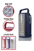 24 Led Ultra Güçlü Şarjlı Işıldak Powerbank El Feneri Kamp Masa Kafa Avcı Piknik Çadır Lambası - 2