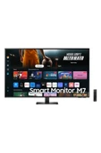 Samsung 43" 4Ms (GTG) 60Hz (USB-C,HDMI,USB-A) M7 M70D HDR10 VA Panel 4K UHD Akıllı Monitör - LS43DM702UUXUF - 1