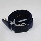 Fiyra 101-2 Lacivert 3,5cm Otomatik Tokalı Hakiki Deri Kemer - 3
