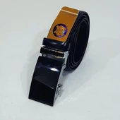 Fiyra 101-2 Lacivert 3,5cm Otomatik Tokalı Hakiki Deri Kemer - 2