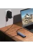 Baseus Ultra Joy 6in1 Multifonksiyonal Type-C Hub Dock Station - 6