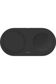 Belkin BoostCharge Pro 2'si 1 arada MageSafe Kablosuz Şarj İstasyonu - ?WIZ021vfBK - 2