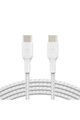 Belkin   Type-C to Type-C Örgülü Kablo 1 Metre (İkili Paket) - Beyaz - 1