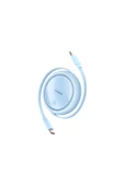 Baseus Free2 Draw Mini Makaralı Type-C to Type-C 100W Kablo 1m. - 3